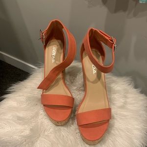 Coral wedges brand new !